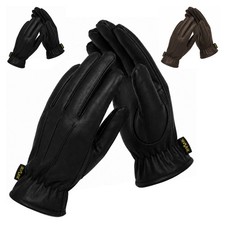 made with Kevlar Police Anti Slash Fire Resistant Leather Gloves Security SIA