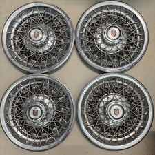 Nos 1981-1988 Chevy Monte Carlo 14 Wire Wheel Covers Hubcaps Set 4 Caprice Oem