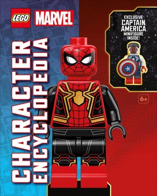 LEGO Marvel Character Encyclopedia With Exclusive Captain America Minifigure