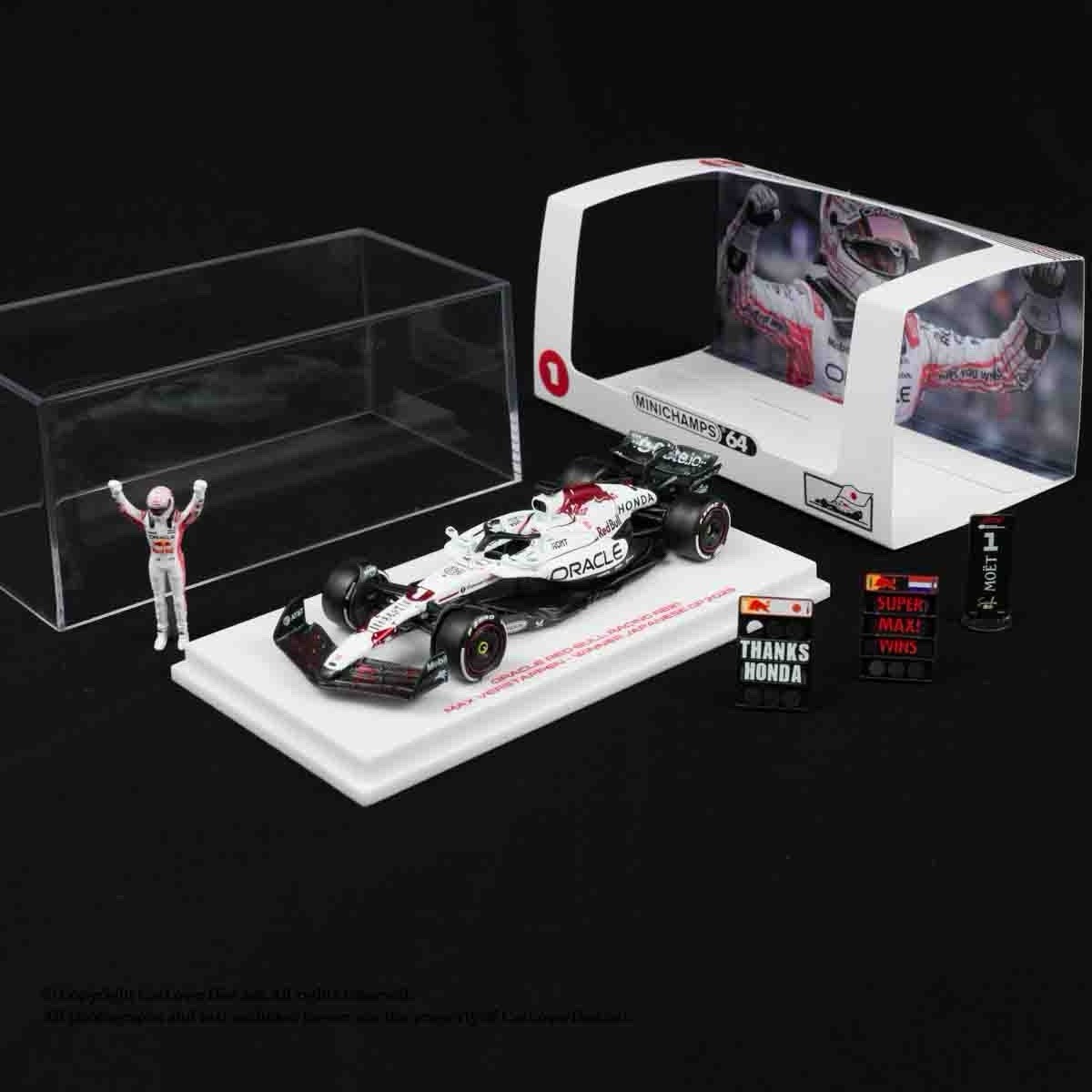 Exclusive Minichamps 1/64 RedBull RB21 Max Verstappen Japanese GP
