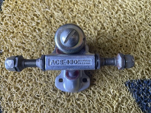 Vintage 70s ACS 430 skateboard trucks NOS Set Full Thread Axle New Unused - Picture 7 of 10