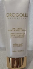 OROGOLD Cosmetics 24K Classic Hand & Body Cream 100ml 3.38 fl oz