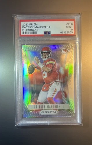 2023 Panini Prizm Flashback Silver Prizm Patrick Mahomes II #PF-6 PSA 9 Chiefs
