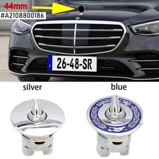 Mercedes Benz 44 mm Motorhaube Emblem Metall Chrom Schwarz Stern W204 W212 W221 Mercedes Benz 44 mm Motorhaube Emblem Metall Chrom Schwarz Stern W204 W212 W221