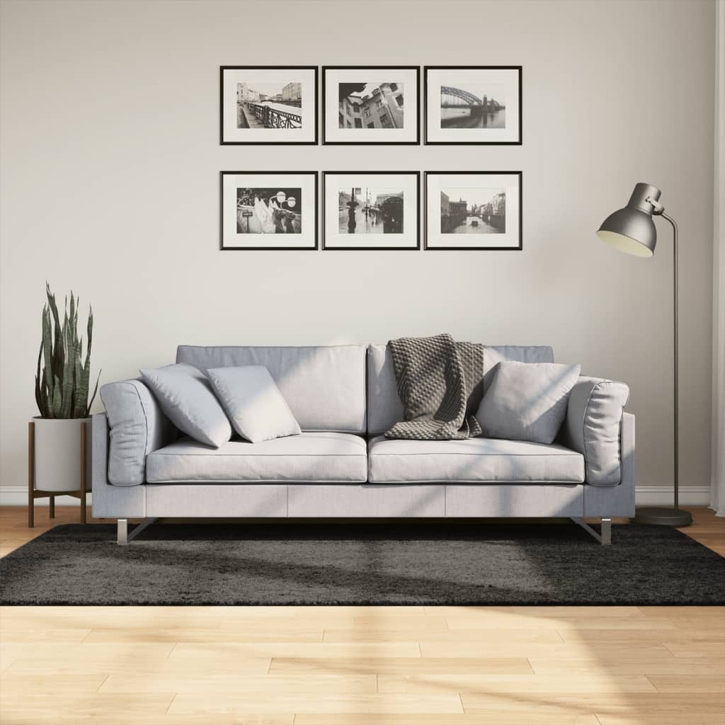 Tappeto vidaXL ISTAN Lavabile 100x200 - Antracite Antiscivolo