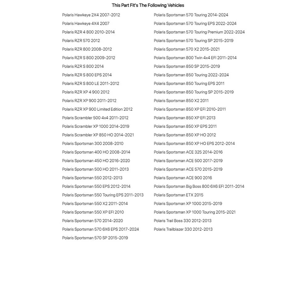 Paquete de 4 bujes Tusk UHMW HD para POLARIS Trailblazer 330 2012-2013 Foto 4 de 4
