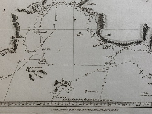 1747 Hudson, Button & Baffin Bay Regions, Davis Straits… Original Antique Map - Picture 3 of 3