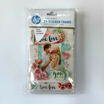 Download 3 Pack Hp Moment Makers 3d Sticker Frame True Love Floral Theme New In Package Ebay