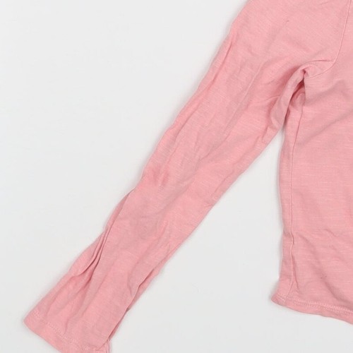 F&F Girls Pink Cotton blend T-Shirt Size 8-9 Years - erfly - Picture 12 of 12
