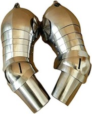 Medieval Knight Steel Full Arm Armor LARP SCA Cosplay Costume