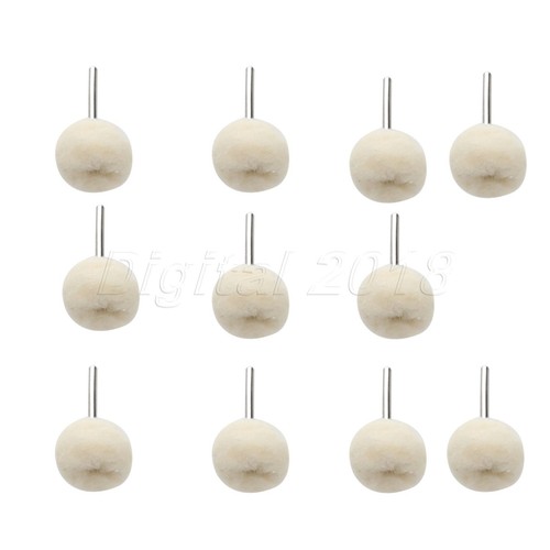 20pcs 25mm Polishing Buffing Fine Wool Ball Wheel for Power Grinder Rotary Tool - Picture 8 of 12