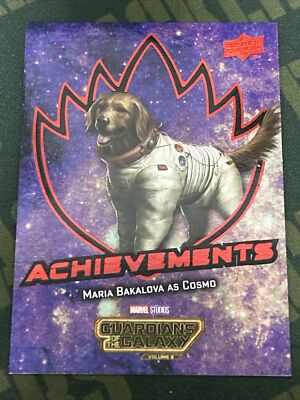 2023 Guardians Of The Galaxy Volume 3 Achievement 1-A Maria Bakalova as Cosmo