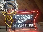 US STOCK Miller High Life Deer Miller Lite Beer 20"x16" Neon Sign Lamp Light Pub