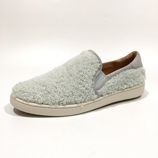 UGG Ricci Slip-on Fuzzy Sneakers -Iceberg Blue Faux Fur -US 9.5 -NEW