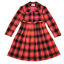 Women s Pendleton Red Plaid Wool Jacket Pants Skirt Virgin Wool 3 Piece