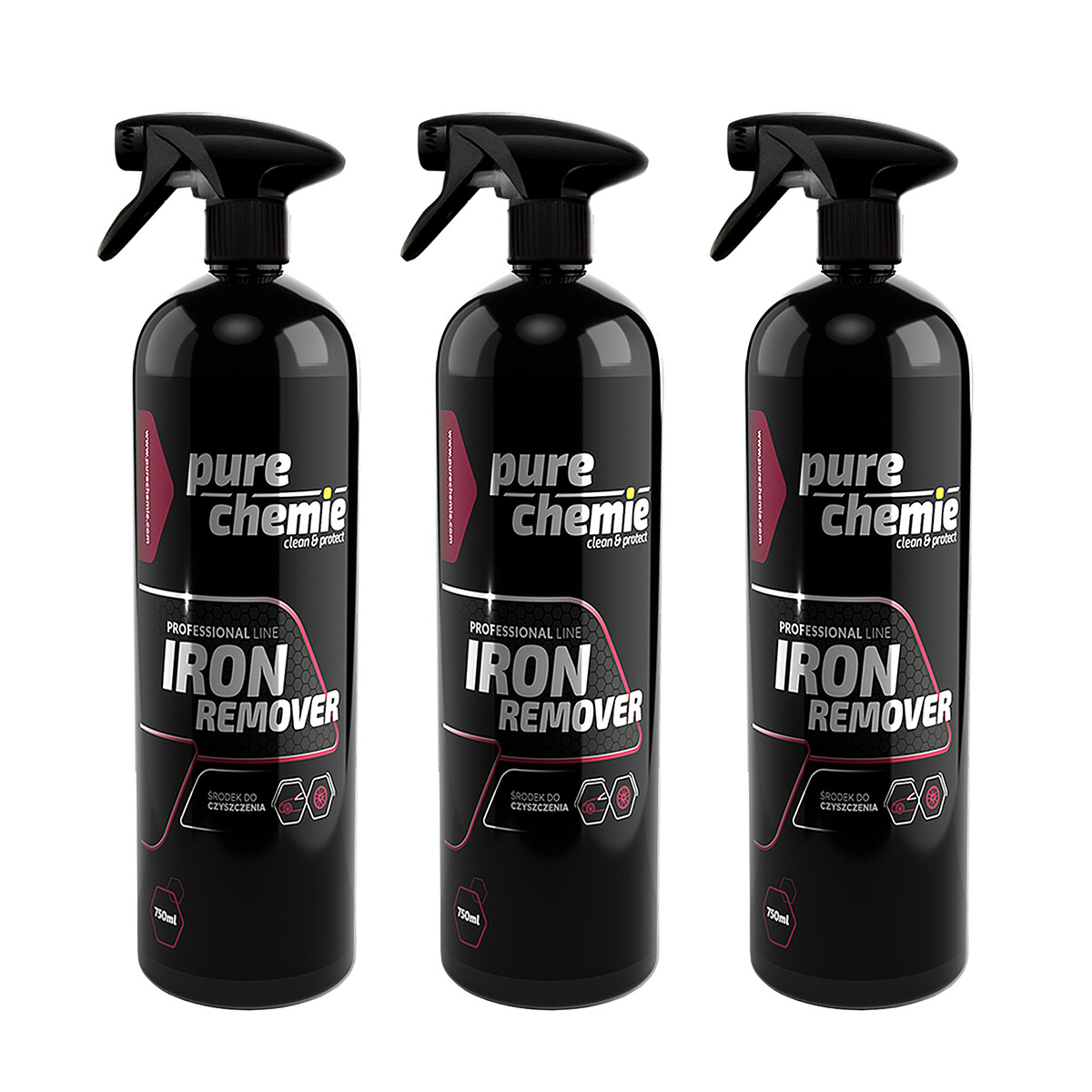 Pure Chemie Iron Remover 750ml entretien jantes après longs trajets