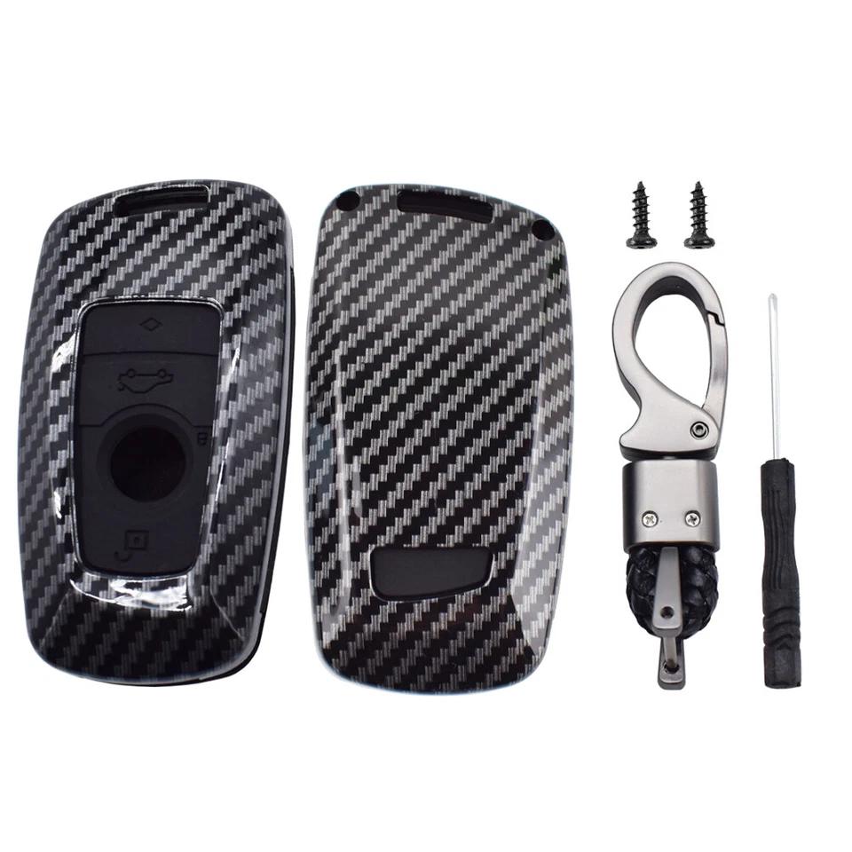 Funda para llavero de fibra de carbono para BMW M5 F10 M6 F12 F13 GT3 GT5 2019 Foto 3 de 4