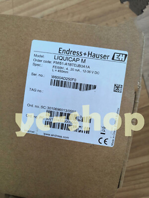 NEW E+H FMI51-A1BTDJB3A1A liquid level meter Fast shipping via FedEx or DHL