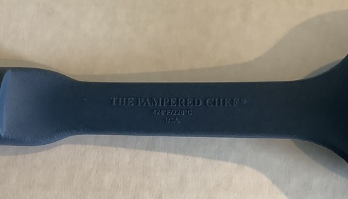 Pampered Chef 13" Blu Nylon Plastica Servizio da Cucina Cucchiaio Scanalato Skimmer (86ia - Foto 6 di 6