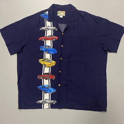 Paradise Found Chevrolet Corvette Hawaii Button Up