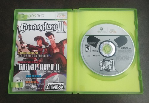 Guitar Hero II & III Microsoft Xbox 360 Games w/ Manuals Tested! Works! - Picture 3 of 8