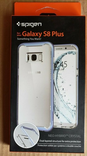 Funda de cristal Spigen para teléfono celular para Samsung Galaxy S8 Plus nueva en paquete - Imagen 13 de 17