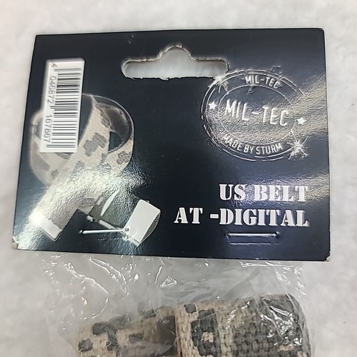 New Mil-Tec Belt Tactical Combat Army AT Digital Camo On Size Fits Most NWT - Picture 5 of 7