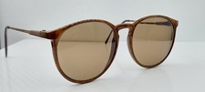 Vintage Senior Brown Marble Round Sunglasses FRAMES ONLY