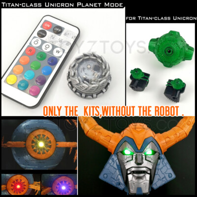 SL-111 Eye Light SL-116 Planet Mode LED Upgrade Kit For Titan-Class Unicron -New