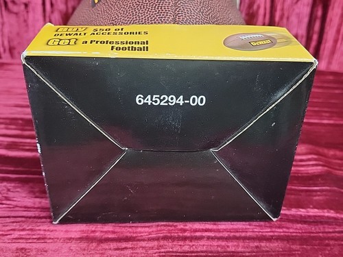 Rare Fullsize Nib New Dewalt Promotional Football Promo Advertising Advertise - Picture 8 of 8