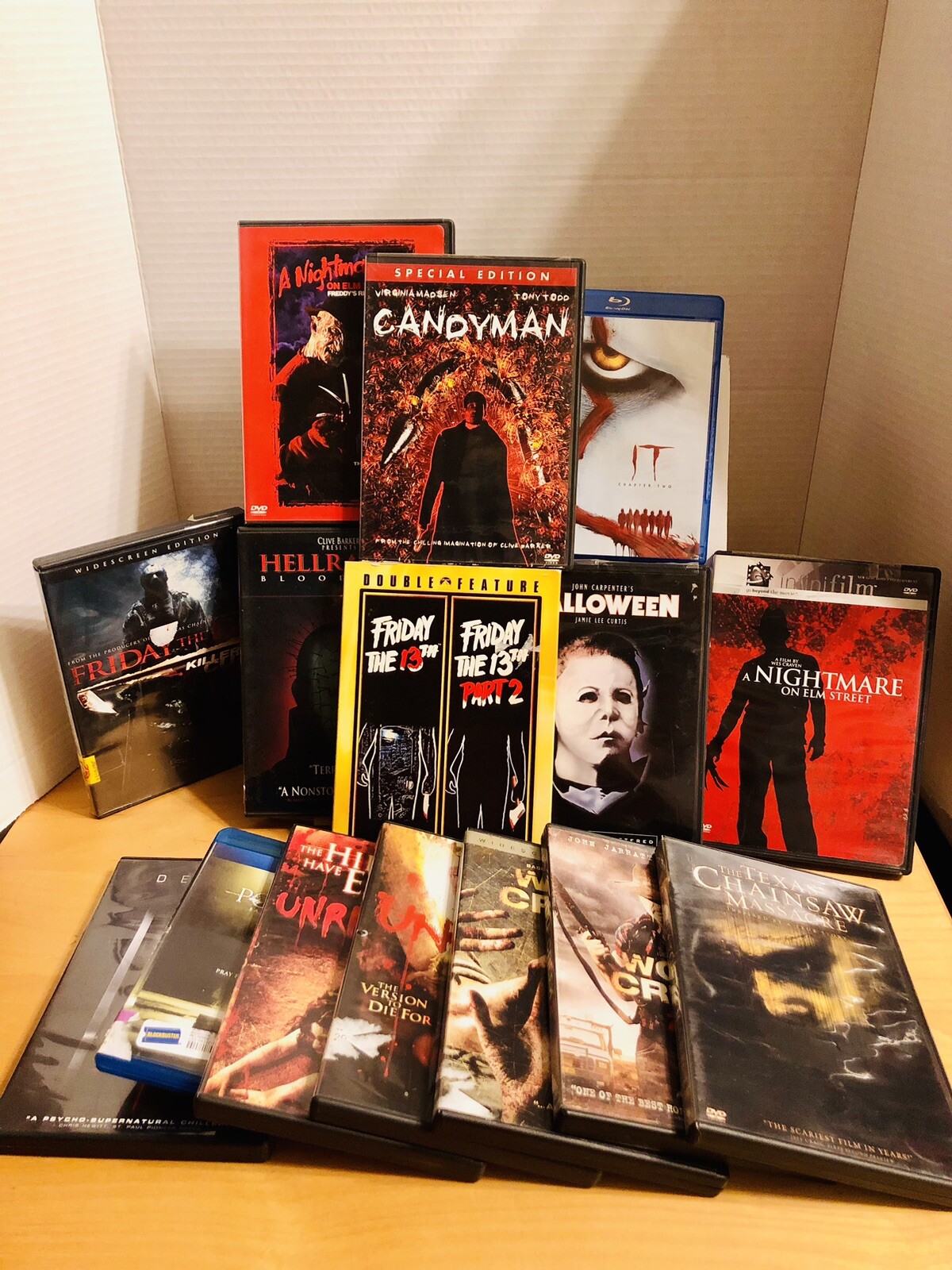 Lot Of 15 Horror DVD’ Friday The 13th, Hills Have Eyes Wolf Creek Texas Chainsaw