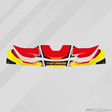 MARANELLO 2023 STYLE KG507 NOSECONE STICKER KIT - KARTING -  JakeDesigns