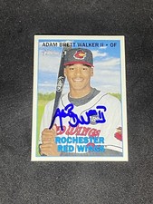 Adam Brett Walker II 2016 Topps Heritage Minors #90 Red Wings Auto Signed Card