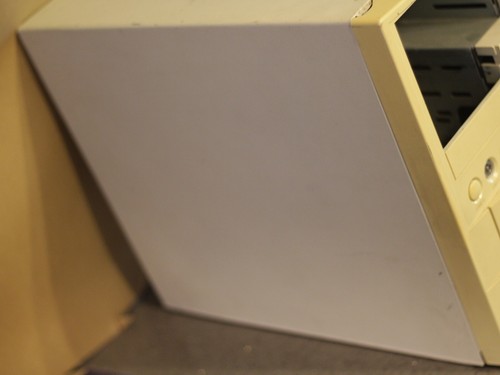 AT CASE Tower beige 90s retro MHz LCD w. PSU - Picture 10 of 14
