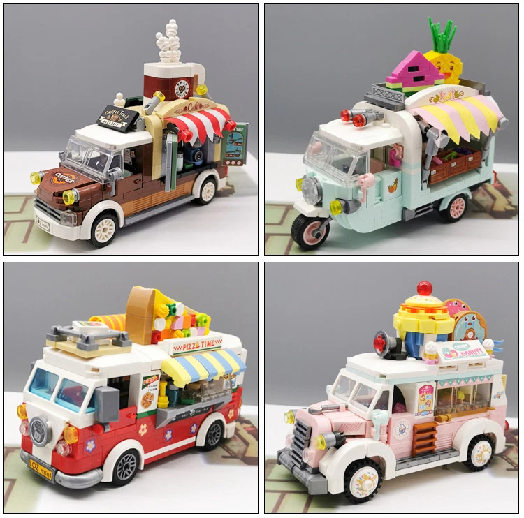 LOZ Mini Amusement Park Set Carnival Rides Ferris Wheel Street Building Blocks - Image 2 of 4