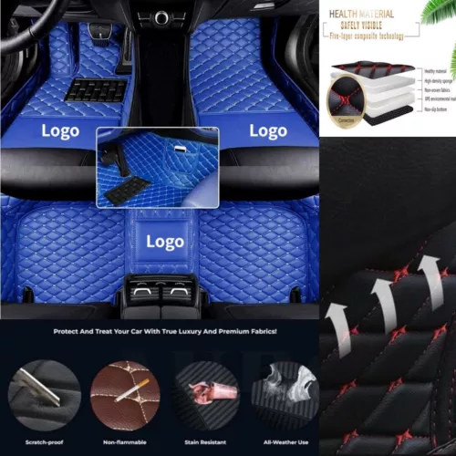 For Mini Car Floor Mats Luxury Carpets Auto Liners Waterproof All Models Pockets - Picture 35 of 37