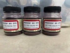 Jacquard Procion MX Fiber Reactive Dyes 2/3 fl oz Fire Engine Red 030 Quantity 3