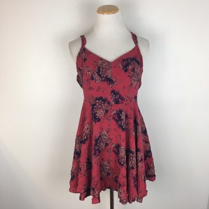 orange and blue sundress