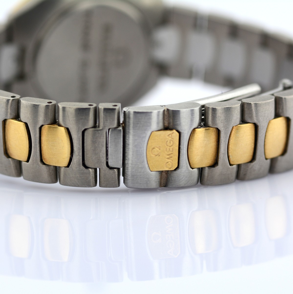 OMEGA Seamaster ポラリス シルバー/ゴールド 1990 Omega Seamaster Polaris Titane Ref. 396.1121 Titanium