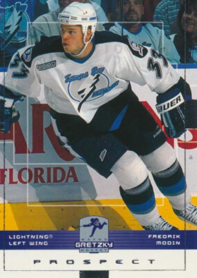 1999-00 Wayne Gretzky Hockey #159 FREDRIK MODIN - Tampa Bay Lightning