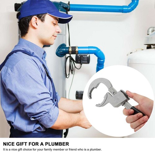Adjustable Wrench Multifunctional Universal Open End Wrench Bathroom Repair Hot - Picture 11 of 11
