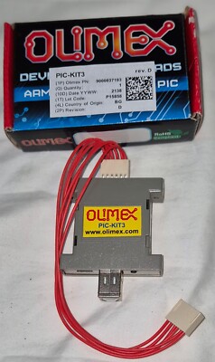 Olimex LTD PIC-KIT3 PIC Micro MCU - Debugger Programmer 9000037193 with PIC-ICSP