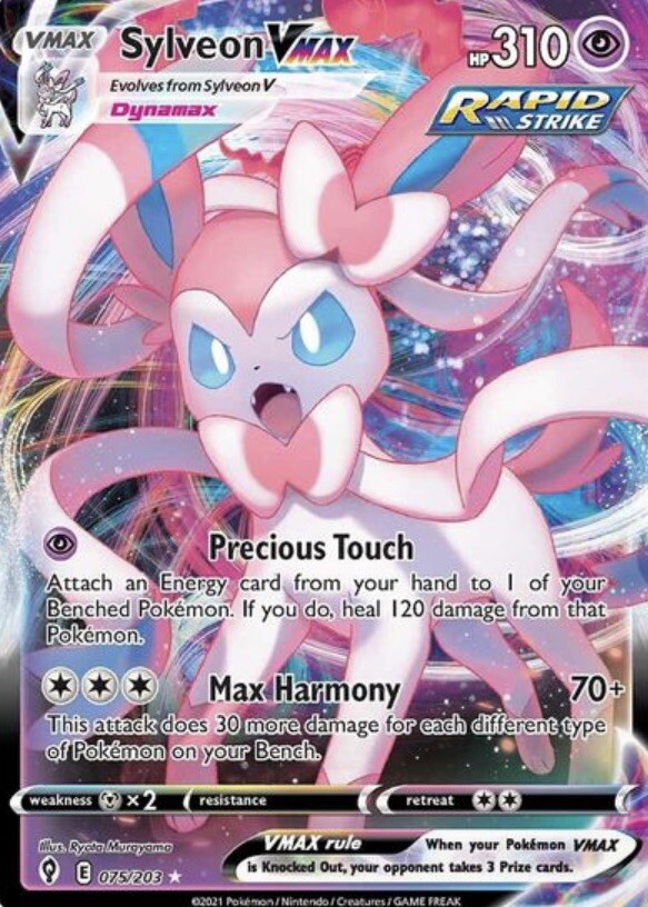 Sylveon Vmax Full Art Near Mint Holofoil | eBay
