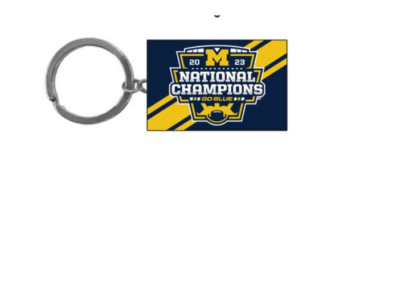 MICHIGAN - 2023 NATIONAL CHAMPIONS - KEYCHAIN - BRAND NEW - CCP-1733-KT ...