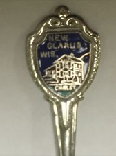 New Glarus Wisconsin Chalet Vintage Souvenir Spoon Collectible