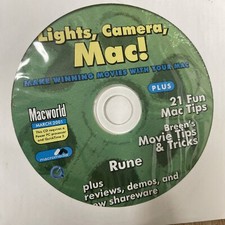 Lights Camera Mac March 2001 Demo Software Vintage