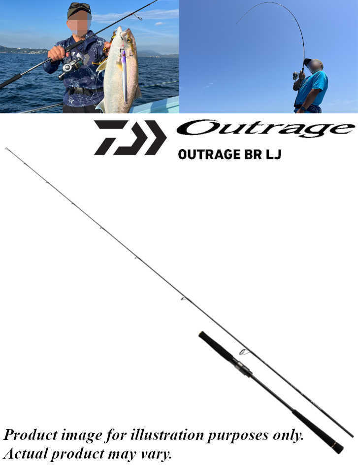 Daiwa Jigging Fishing Spinning Rod 2024 OUTRAGE BR LJ 63XXHS Daiwa Jigging Fishing Spinning Rod 2024 OUTRAGE BR LJ 63XXHS
