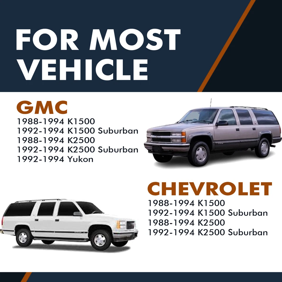 4 F 上控制臂球接头轮毂至 1992 - 1994 雪佛兰 K2500 Suburban — 第 2/4 张图片