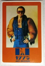 ELTON JOHN 1975 Sticker ~ MCA Records Promo Original Vintage EJ