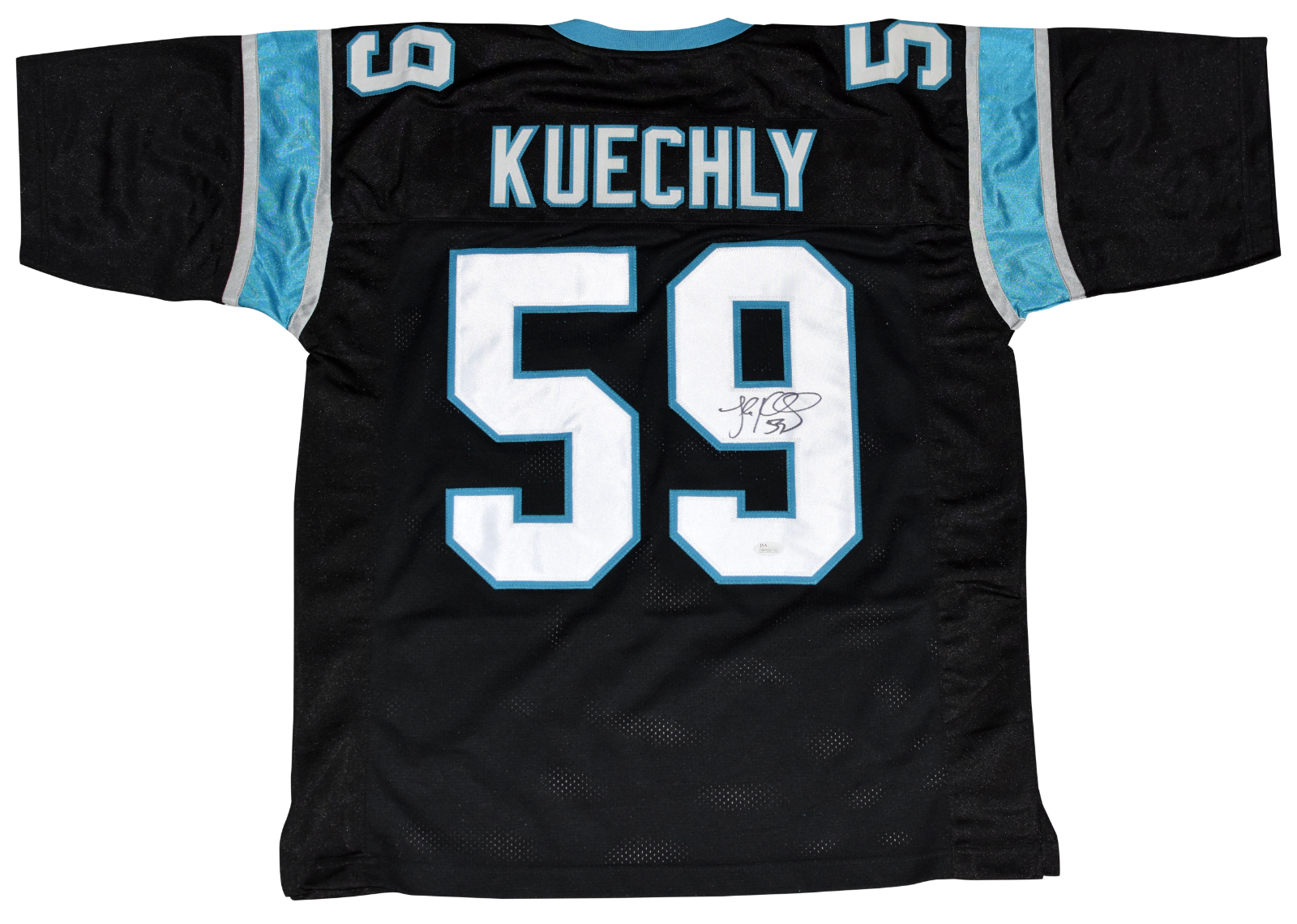 Luke Kuechly Autographed Signed Carolina Panthers #59 BLACK JERSEY JSA 